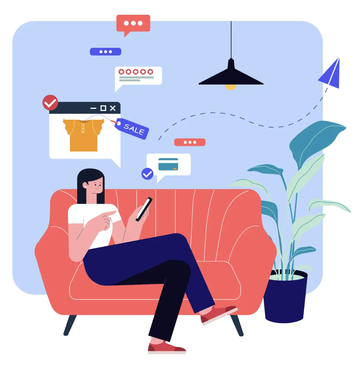 Smart mobile app dashboard showing real-time order tracking and inventory management